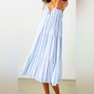 Rails Avril Gibson striped dress NWT Size large